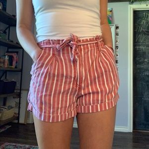American Eagle striped shorts